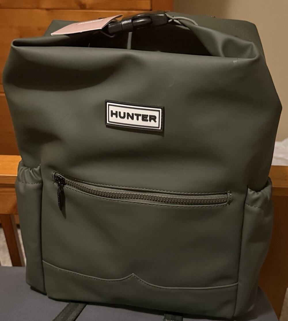 NWT Hunter Top Clip Backpack Green